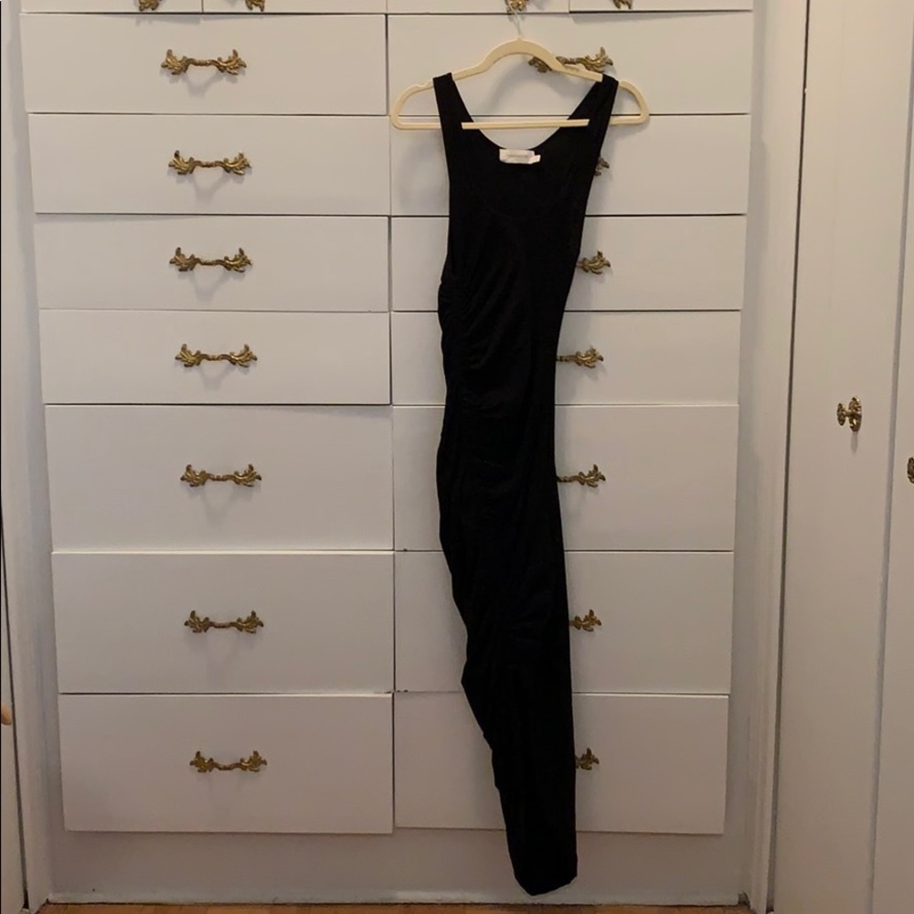 Zimmermann Tank Dress with Ruching Down One Side